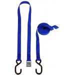 ISO9001 Blue 1T 25mm 8 Meters S Hook Tie Down Straps for sale
