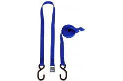 China ISO9001 Blue 1T 25mm 8 Meters S Hook Tie Down Straps supplier