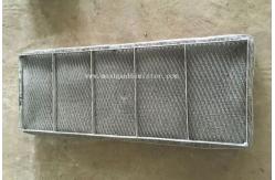 China Ss316l 1100x450mm Rectangle Mesh Pad Demister supplier