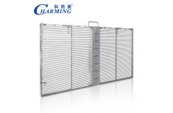 China High Permeability Transparent LED Video Wall Outdoor LED Transparent Screen 1000x500mm supplier