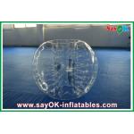 Transparent Durable Inflatable Bumper Ball Diameter 2M For Sport Games for sale