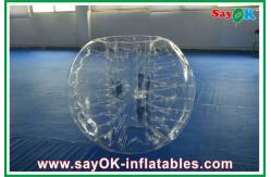 China Transparent Durable Inflatable Bumper Ball Diameter 2M For Sport Games supplier