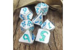 China Friendly Dice Set Multipurpose Carving Metal Polyhedral RPG Dice D6 D8 D10 supplier