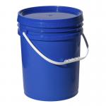 ISO9001 Certified 20 Liter Blue 5 Gallon Chemical Pail Handling Food Grade Plastic Bucket for Paint and More for sale