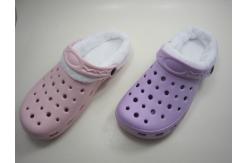 China Flexible Thick Outsole Odm Fuzz Lined Clog Style Slippers supplier