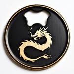 Hand Wash Metallic Coaster With Bottle Opener Function A Perfect Combination Of Style And Practicality for sale