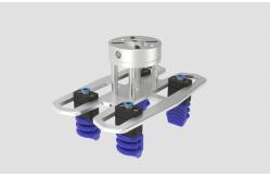 China 1500g Load Shaped Objects Soft Robot Gripper With Movable Palm supplier