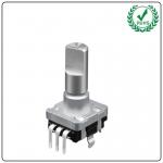 ec12 pc board rotary encoder 5v with Insulated d shaft rohs incremental 24 pos patch dial rotary encoder 360 switch for sale