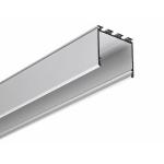 Corner Mounted Anodized Silver / Black Led Aluminium Profile For Light Strip for sale