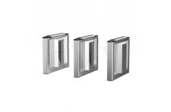 China Remote / Button / Card Control Flap Barrier Turnstile With Dc Brushless Motor supplier