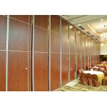 Fabric Wooden Free Standing MDF Partition Wall  For Banquet Hall for sale