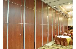 China Fabric Wooden Free Standing MDF Partition Wall  For Banquet Hall supplier