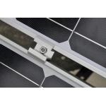 Photovoltaic Industry Anodized 6005-T5 Aluminum SUS304 Middle Clamp for sale