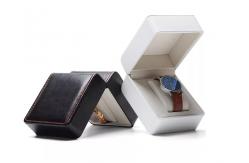China Custom Size Wrist Watch Packaging Box ISO Pu Leather Watch Box supplier