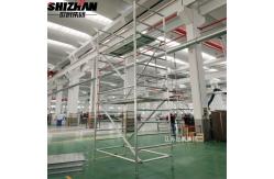 China Customized Mobile Steel Scaffold Aluminium Access Tower diagonal pipe supplier