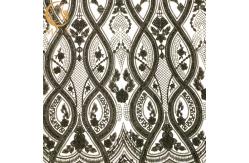 China Customized Black 3D Beaded Lace Mesh Crystal Embroidery Tulle Fabric supplier