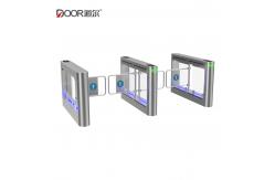 China Pedestrian Waist High Turnstile Security System Swing Gates With Tailgating Detection supplier