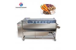 China 3500KG/H Vegetable Processing Machine Spiral Shaft Potato Peeling Machine supplier