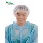 Single Use Free Size Non Woven Bouffant Cap With Single Elastic for sale