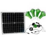435lum 5200mah Li Battery Solar Powered Light Kits Solar Panel Shed Lighting Kit for sale
