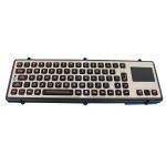 Backlight sealed & ruggedized Industrial Keyboard With Touchpad RoHS CE FCC IP65 for sale