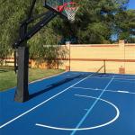 Anti Slip Basketball Sports Court Flooring Silicon Pu Flooring System for sale