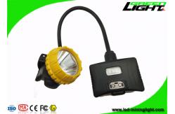 China Anti Explosive Mining Cap Lights 15000 Lux IP68 With 6.8Ah Panasonic Battery supplier