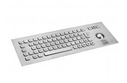 China Dynamic Waterproof Stainless Steel Keyboard With Trackball supplier