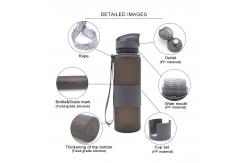 China Reusable 23OZ Foldable Expandable Water Bottle For Unisex supplier