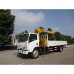 ISUZU 4x2 7 Ton Mobile Crane Truck Mounted Logistics Transportation Single Row for sale