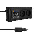 200W 12V DC to AC 110V 220V Pure Sine Wave Car Power Inverter with 92% Availability Power and 50Hz Output Frequency for sale