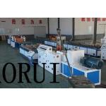 PVC WPC Solid Door Panel Twin Screw Extruder , Plastic Door Board Extrusion Line for sale