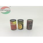 Customized Clear Plastic Window Top Paper Tube Packing Matchbox CMYK Printed for sale