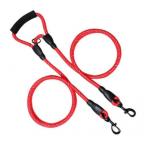 Anti Chew Double Dog Training Lead Rope Dog Harness For 2 Dogs for sale