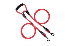 China Anti Chew Double Dog Training Lead Rope Dog Harness For 2 Dogs supplier