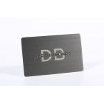 Reverse Etching Embossing SS Metal Business Cards Mirror Effect