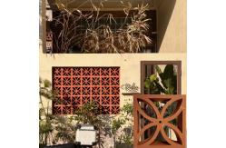 China Hollow Design Terracotta Clay Bricks Wall Panel supplier
