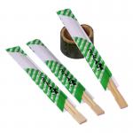 Personalized Logo Full Paper Packaging Disposable Wrapped Paper for Bamboo Chopsticks OEM Accepted for sale
