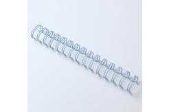 China Nylon Coated 0.25'' Metal Spiral Wire , A4 Bookbinding Twin Ring Wire supplier