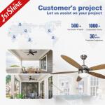 230V AC Motor Indoor 5 MDF Blades LED Ceiling Fan