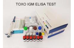 China Elisa Sandwich Toxoplasma Gondii Test Kit Detect IgM Antibody 37°C Humid Chamber supplier
