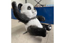 China Lifelike Animatronic Animal / Animatronic Panda Model For Theme Park supplier