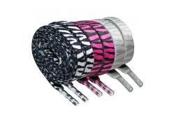 China 1cm Polyester Braided Cord Flat Drawstring Elastic Shoelace supplier
