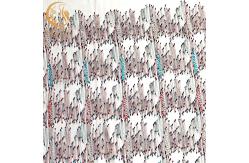 China Free Sample Glitter Lace Fabric / Embroidered Net Lace Fabric 20% Polyester supplier
