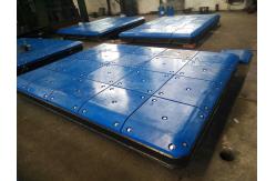 China Marine Fendering System Bumper Plate With PE Face Pads , Marine Panels supplier