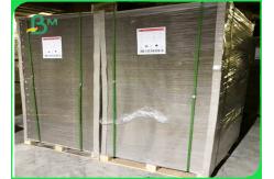 China Recycled Grey Cardboard Sheets / Laminated Straw board For Hardcover Books supplier