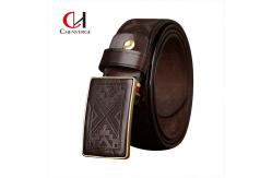 China Standard Width Genuine Leather Belt For Professional Occasion First Layer Of Cowhide supplier