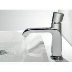 Electroplate ODM White Silver Wash Basin Faucet