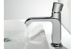 China Electroplate ODM White Silver Wash Basin Faucet supplier