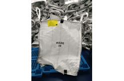 China Granular Packing Conductive Bulk Bags With Printing And Iris Spout supplier